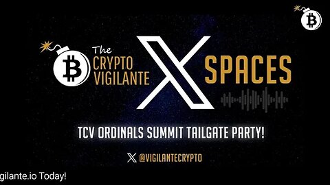 TCV Ordinals Summit Tailgate Parrrty!
