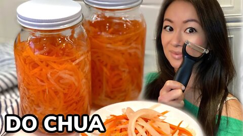 🥕 Do Chua Recipe & OXO Julienne Peeler Review | Vietnamese Banh Mi Pickled Daikon & Carrots