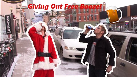 Santa Claus Gave Out Free Booze For Christmas