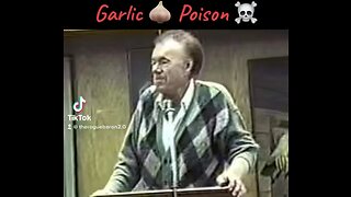 Garlic 🧄 = Poison ☠️