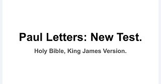 55 | Book of 2 Timothy | Read by Alexander Scourby | AUDIO & TEXT | FREE on YouTube | GOD IS LOVE!