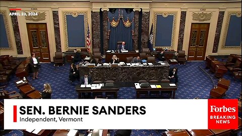 Bernie Sanders slammed the “Aid Package” to Israel. Bernie says he stands