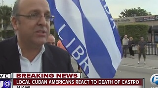 South Florida Cubans react to the death of Fidel Castro