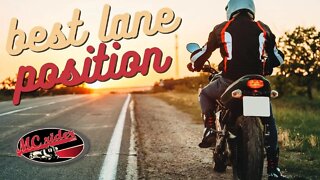 Motorcycle Lane Positioning - Where Should You Ride?