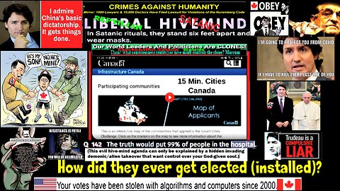 15 MINUTE DIGITAL PRISONS IN CANADA MORONS WHO GOT VAXXED ! Wake Up Canada!