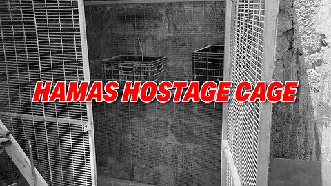 IDF DISCOVERS HAMAS'S HOSTAGE CAGES IN GAZA TUNNEL COMPLEX