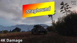 Staghound Mk. III (4K Damage) | World of Tanks
