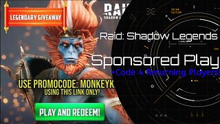 Raid: Shadow Legends sponsored promo + Starfield HD update casual gaming