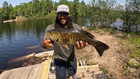 Michigan: Topwater Pig Smallmouth & a Musky