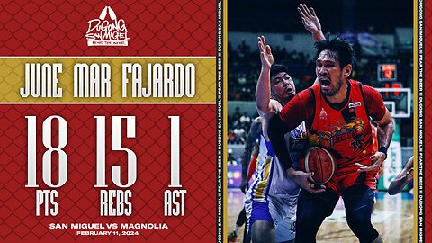 June Mar Fajardo Highlights [San Miguel vs Magnolia Finals G5 | Feb. 11, 2024]