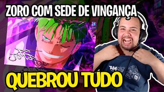 REACT Roronoa Zoro Trap II 💚💚 (One Piece) l Enma l Feat @SecondTime