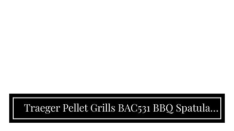 Traeger Pellet Grills BAC531 BBQ Spatula Accessory