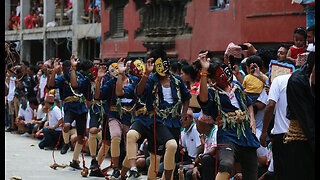 Ancient Classical Gai Jatra dance of Nepal