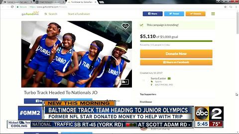 Chad Johnson helps to send a Baltimore track team to the Junior Olympics