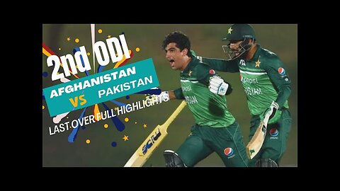 Pak Vs Afg Last Overs Highlights with funny Commentary