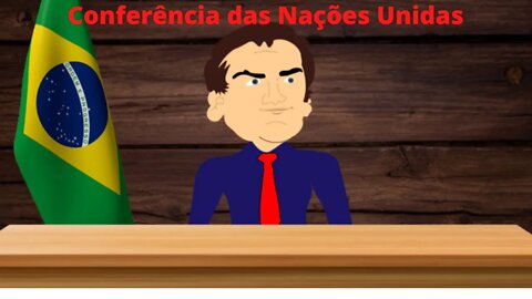 Bolsonaro na conferencia das Nações Unidas