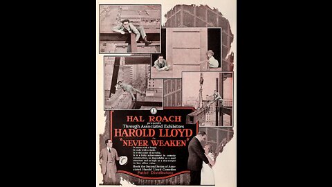 Never Weaken 1921- Silent (Harold Lloyd) Public Domain