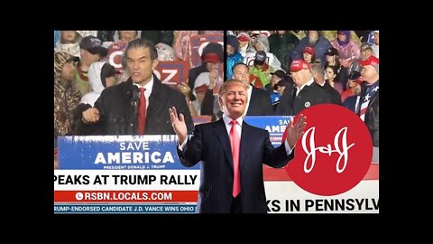 Trump Brings Out Johnson&Johnson & Dr. Oz At Pennsylvenia Rally: MAGA Isn't Impressed.