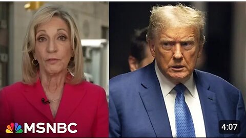 'A extraordinary collapse': What Andrea Mitchell saw inside the courtroom at Trump's trial