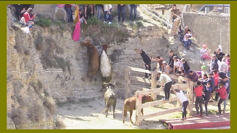 ARGUEDAS ( NAVARRA ) MATINAL ENCIERRO DEL ESTRECHO ( DOMINGO 9 ABRIL 2023 ) GANAD.ALFREDO IÑIGUEZ