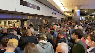 Train issues fixed at DIA, but travelers should still leave early to catch flights, officials say