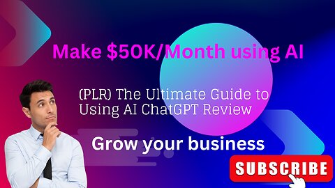 (PLR) The Ultimate Guide to Using AI ChatGPT Review- Boost Your Marketing