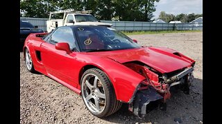 Copart Acura NSX, Live Auction