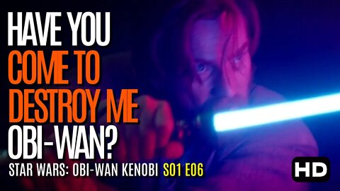 Obi-Wan Kenobi | Darth Vader vs Obi-Wan | Full Fight Scene | Finale Season 1 Episode 6