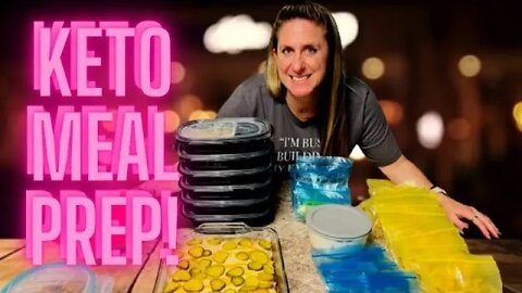 KETO MEAL PREP | COUNTING TOTAL CARBS | MEAL PREPPING FOR WEIGHT LOSS | MISSION KETO