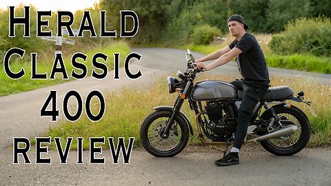 Herald Classic 400 REVIEW. An A2 licence compatible 400cc modern classic motorcycle.