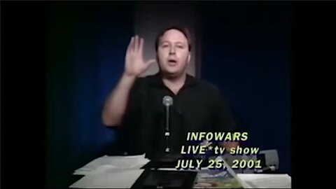 Alex Jones predicted 9-11, in detail and on camera, months before it happened
