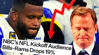 NFL Ratings TANK In Season Opener! | Down 20% From Last Year After More Social Justice Messaging