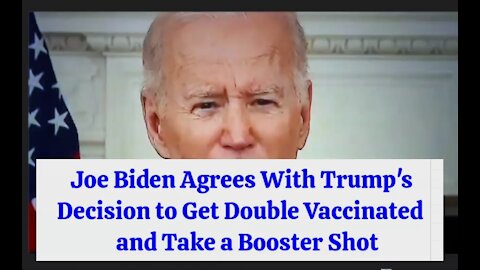 Under 'D' For Disturbing: Biden and Trump Are Official "Booster Shot Buddies"