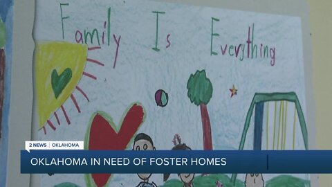 Oklahoma in Need of Foster Homes