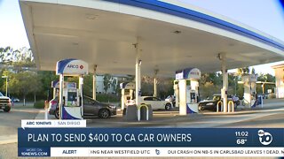 Proposed plan to send relief to CA car owners amid rising gas prices