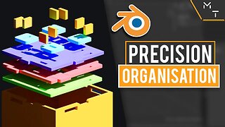 How To Stay Organized In Blender 2.82 : Precision Modeling ( Tutorial Part - 5 )