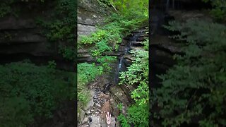 Unreal that our property has this waterfall! #homestead #waterfall #tennessee #offgrid #homesteading