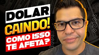 DÓLAR EM QUEDA É BOM? | como a queda do dólar influência na vida dos brasileiros