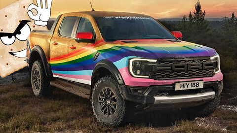 Ford Commercial Features LGBT Colored "Very Gay Raptor" Truck