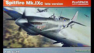 1/48 Eduard Spitfire Mk.IXc Review/Preview