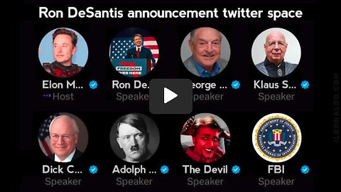 President Trump | President Trump ReTruthed the Following Video Calling Out Elon Musk, Ron DeSantis, George Soros, Klaus Schwab, Dick Cheney, Adolf Hitler, the Devil, & The FBI!!!