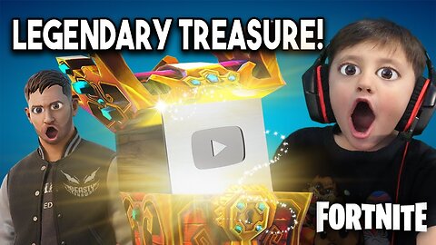 Shawn gets Legendary Treasure in the MAIL! (Beasty Shawn plays FORTNITE)