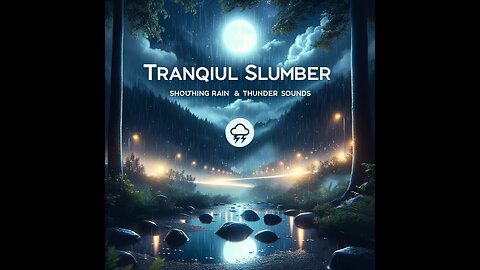 Tranquil Slumber Thunder: Soothing Rain and Thunder Sounds for a Peaceful Night Calm Your Mind 🌧️⛈️