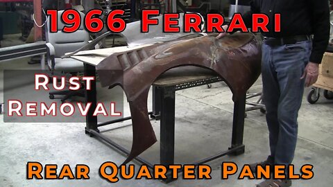 Ferrari 275 GTB Rear Quarter Rust Removal