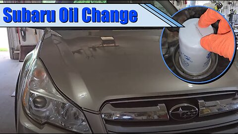 Changing Oil & Oil Filter - Subaru Outback (2014)