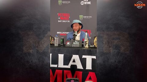 AJ McKee on his dad being by his side and how he wouldn’t be here without him #Bellator263