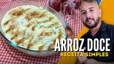 COMO FAZER ARROZ-DOCE DE FESTA JUNINA - PRATO TIPICO DE CAIPIRA