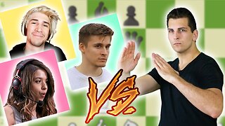 Taking On Pro Chess Streamers (Ludwig, xQc, Pokimane)