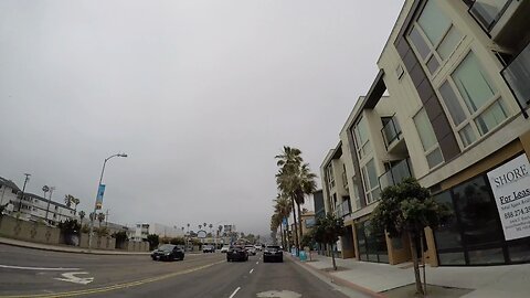 Blasian Babies DaDa Drives Streets Around Mission Bay (2.7K, Time Lapse, Cine Filter, Up Angle)