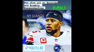 Saquon Barkley come back year. Tribute to he’s fashion, fitness and Giants season .